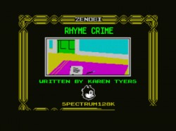 Rhyme Cryme (1996)(Zenobi Software)[128K]